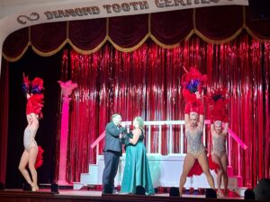 Dancers and singers onstage at Diamond Tooth Gerties